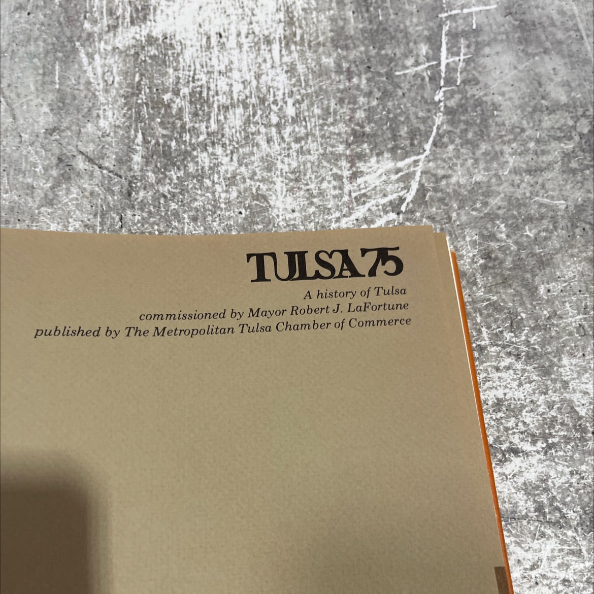tulsa 75 book, by unknown, 1974 Hardcover image 2