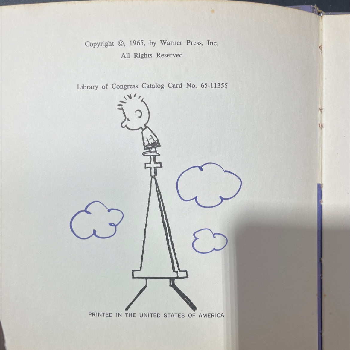 two-by-fours book, by Charles M. Schulz, Kenneth F. Hall, 1965 Hardcover image 3