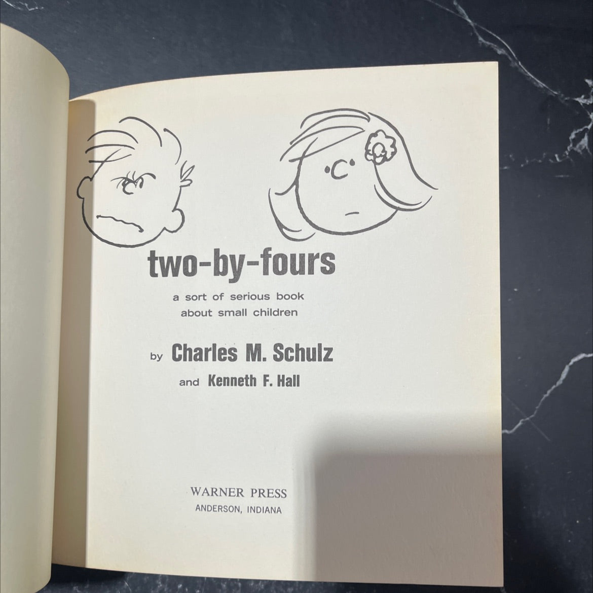 two-by-fours book, by Charles M. Schulz, Kenneth F. Hall, 1965 Hardcover image 2