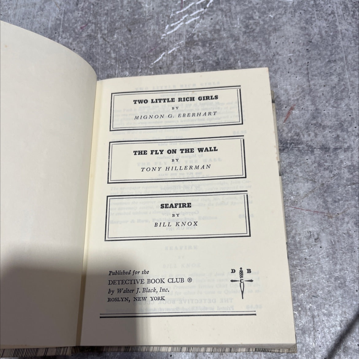 two little rich girls book, by mignon g. eberhart, 1971 Hardcover image 2