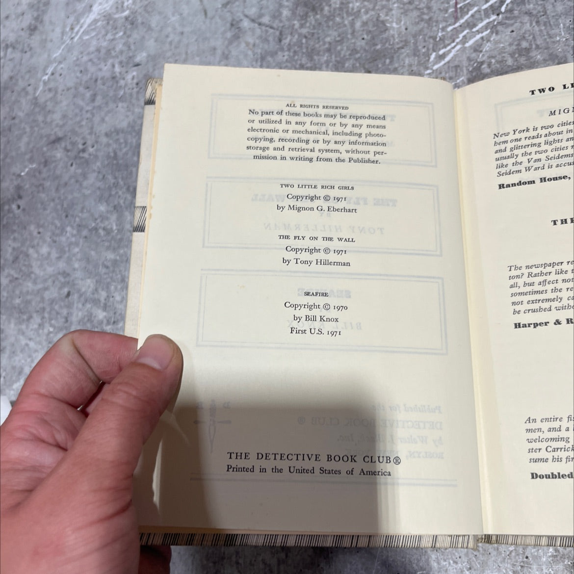 two little rich girls book, by mignon g. eberhart, 1971 Hardcover image 3