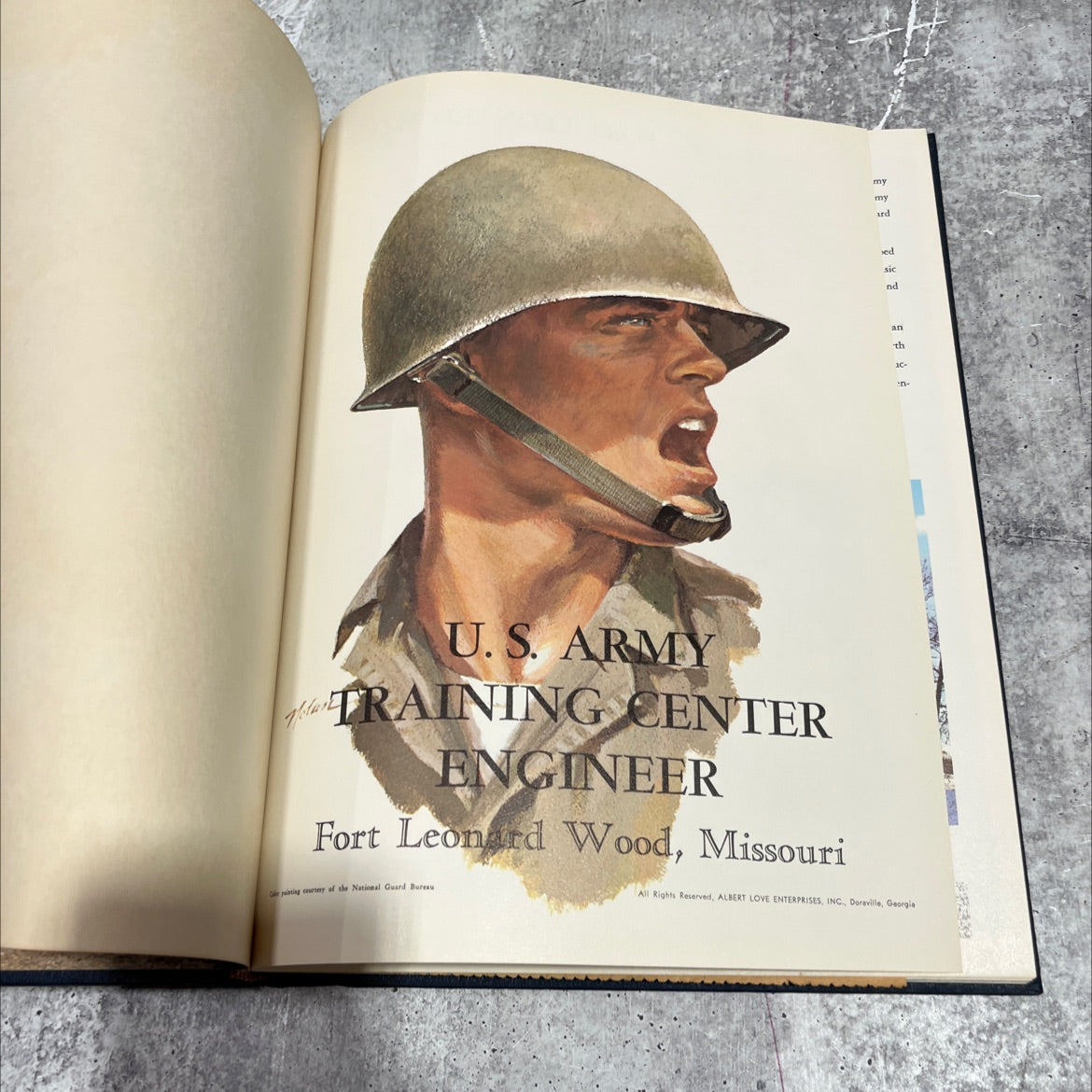 u.s. army training center engineer book, by unknown, 1970 Hardcover image 2