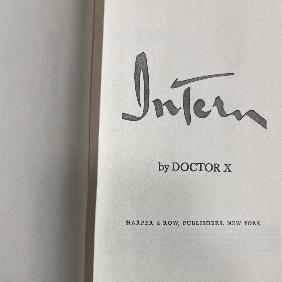 unchaag book, by doctor x, 1965 Hardcover image 2