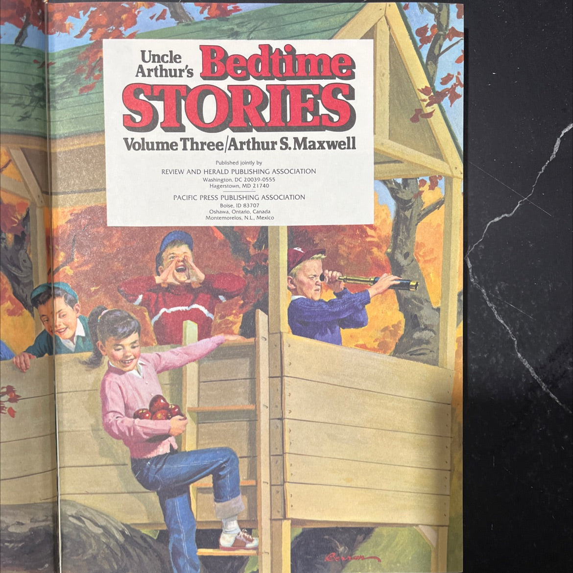 uncle art's bedtime stories volume three book, by Arthur S. Maxwell, 1976 Hardcover image 2