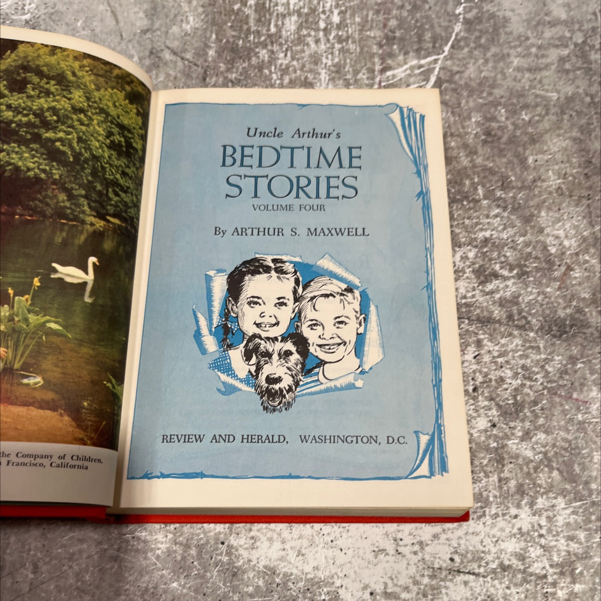 uncle arthur's bedtime stories volume four book, by arthur s. maxwell, 1950 Hardcover image 2