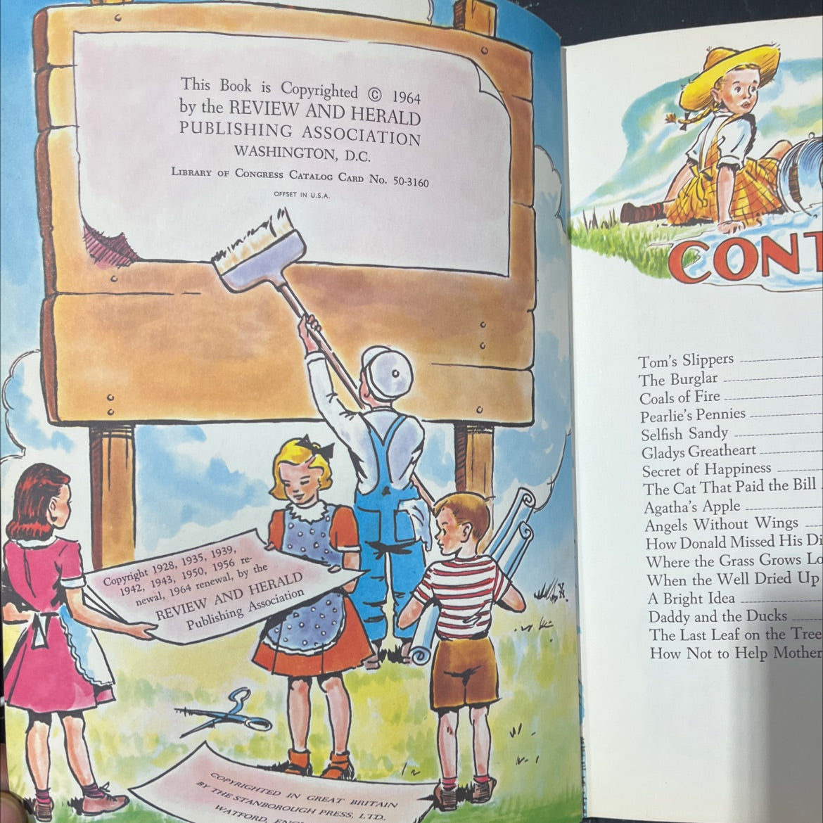 uncle arthur's bedtime stories volume three book, by arthur s. maxwell, 1964 Hardcover image 3