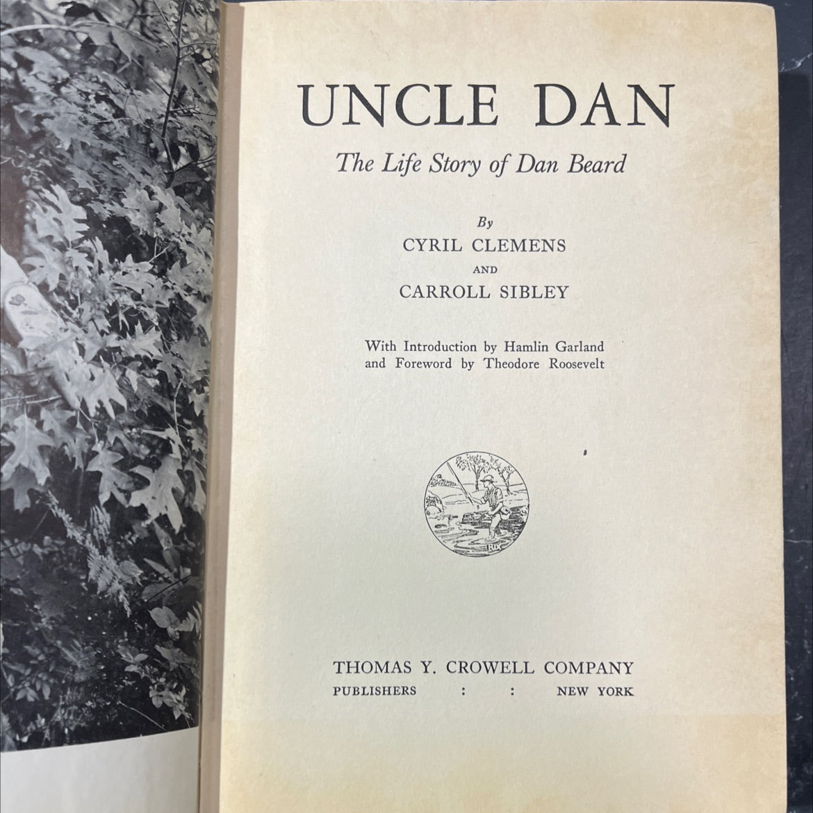uncle dan the life story of dan beard book, by cyril clemens and carroll sibley, 1938 Hardcover image 2