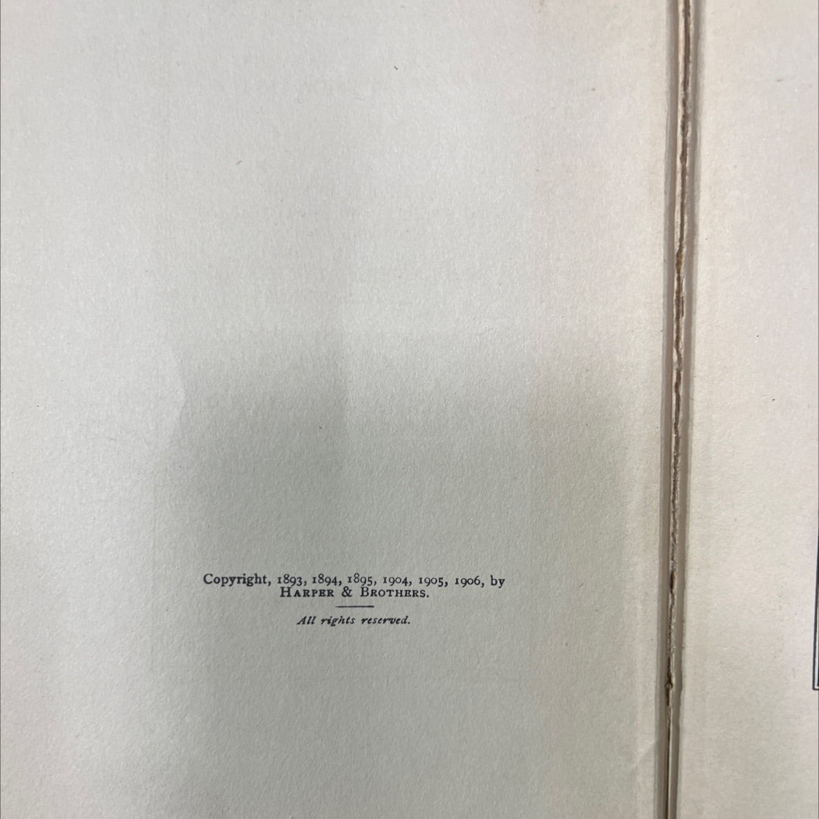 under the sunset harper's novelettes book, by unknown, 1906 Hardcover image 3