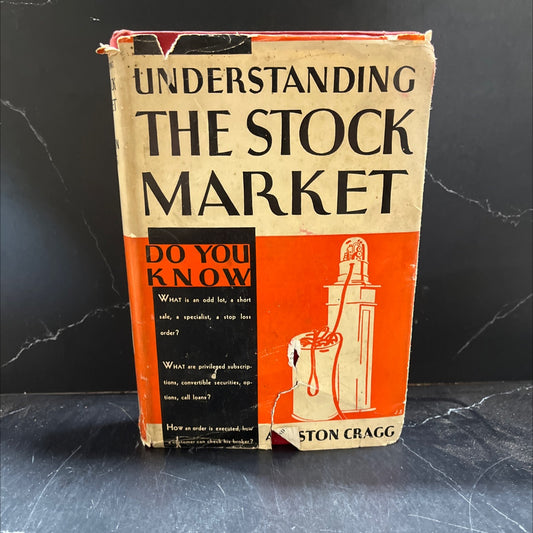 understanding the stock market book, by alliston cragg, 1929 Hardcover image 1