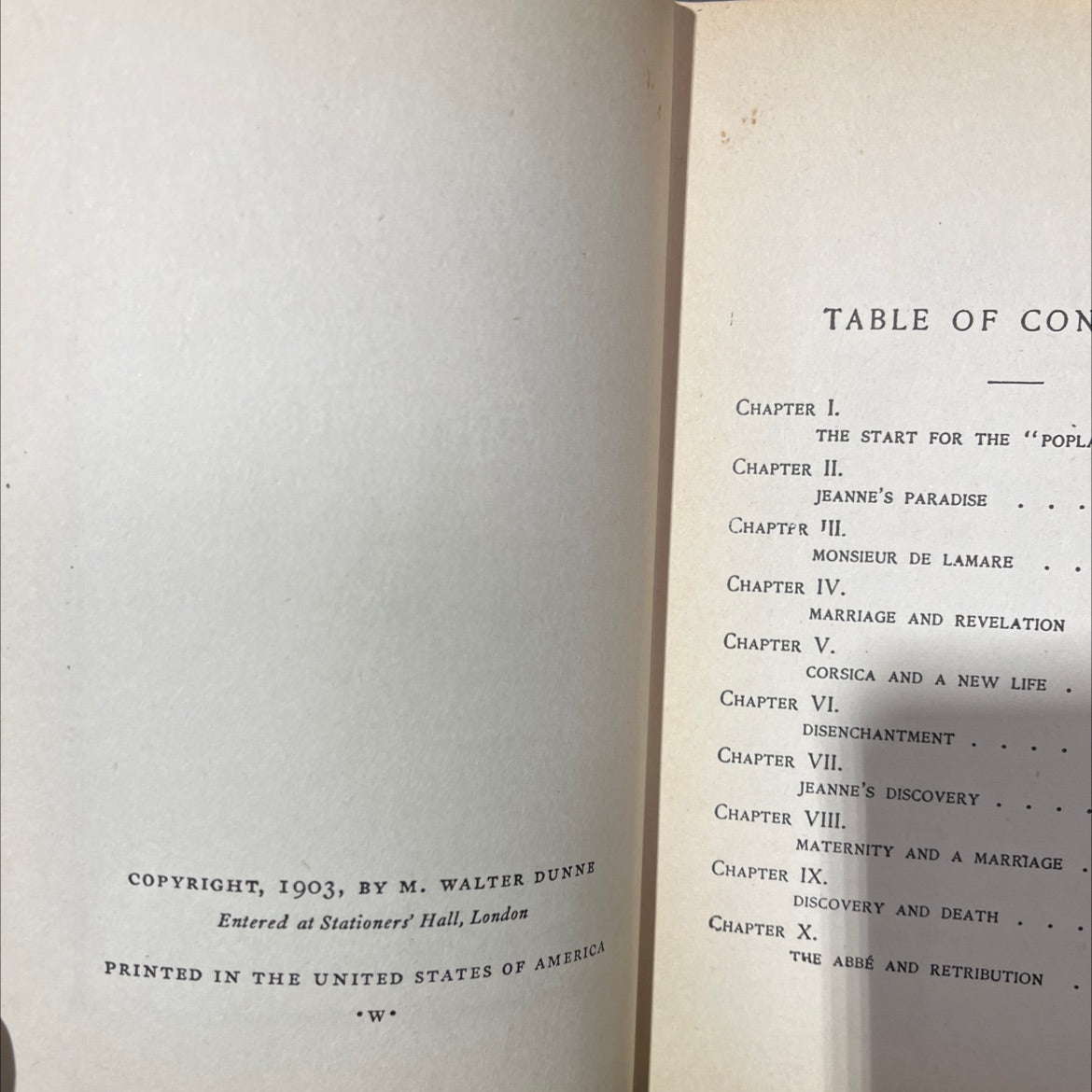 une vie book, by guy de maupassant, 1903 Hardcover image 3