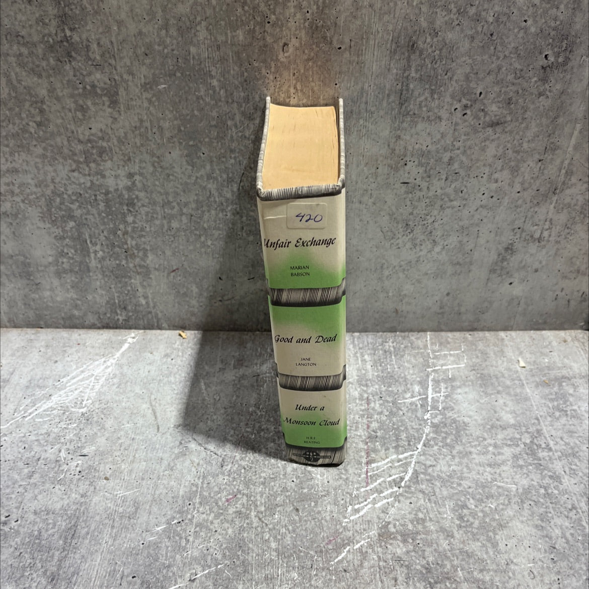 unfair exchange book, by Marian Babson, 1986 Hardcover image 4