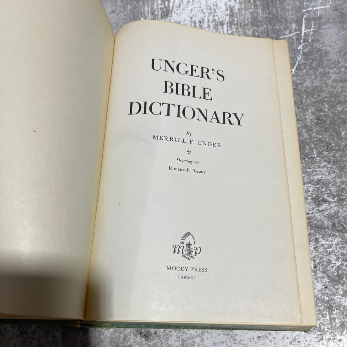 unger's bible dictionary book, by merrill f. unger, 1960 Hardcover image 2