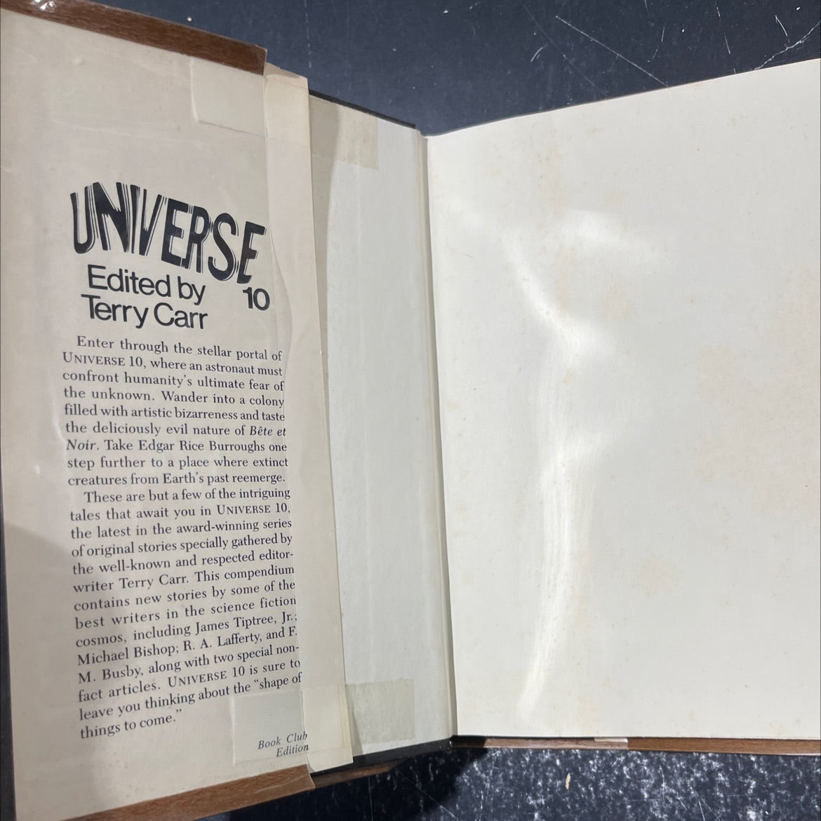 universe 10 book, by terry carr, 1980 Hardcover image 4