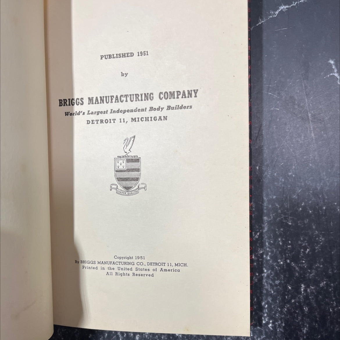 unknown book, by unknown, 1951 Hardcover image 2