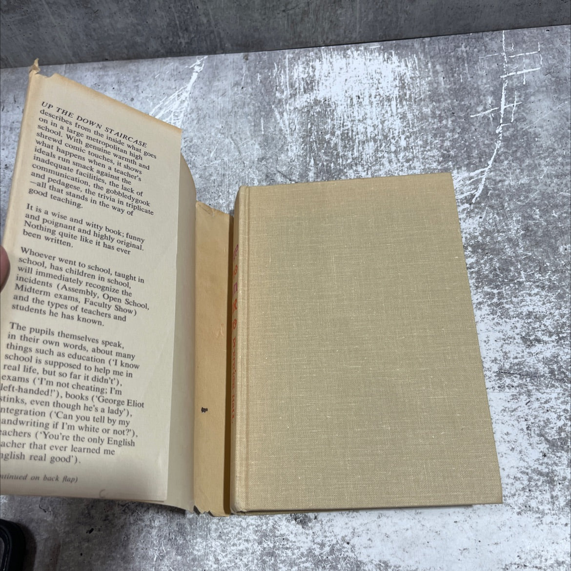 up the down staircase book, by bel kaufman, 1965 Hardcover image 4