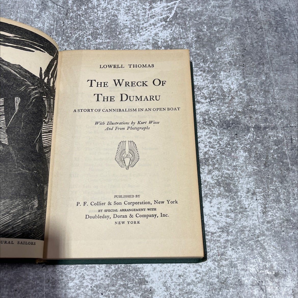 ural sailors book, by lowell thomas, 1930 Hardcover image 2
