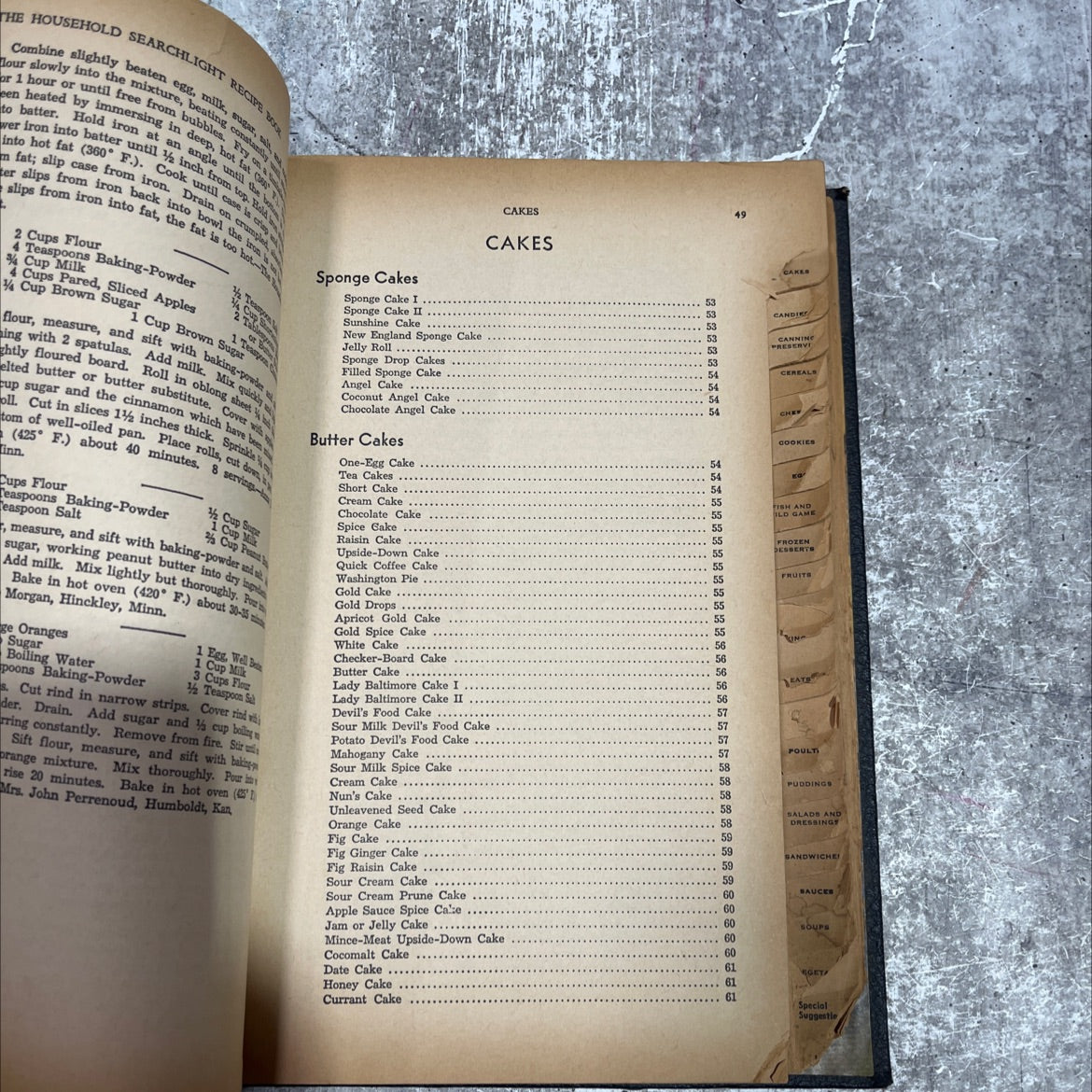 usehold searchlight recipe book cakes and desserts book, by ida migliario, zorada z. titus, harriet w. allard, irene image 4