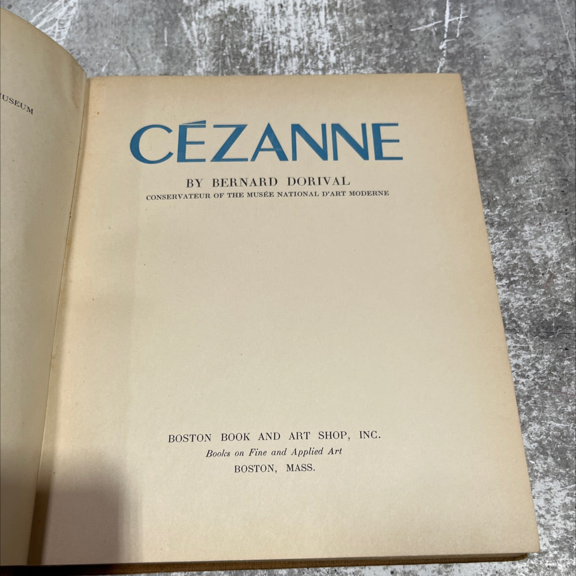 useum cezanne book, by bernard dorival, 1948 Hardcover image 2