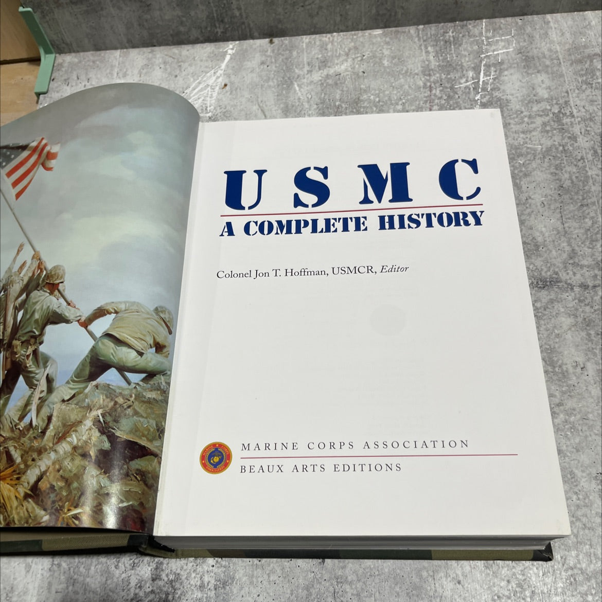 usmc a complete history book, by Colonel Jon T. Hoffman, USMCR, Editor, 2002 Hardcover image 2