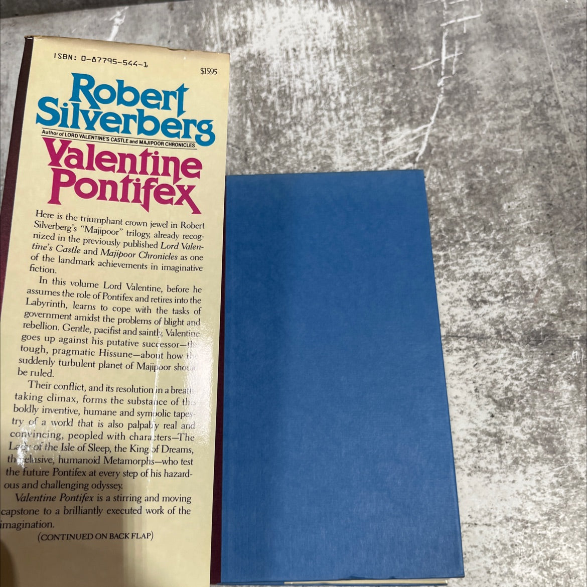 valentine pontifex book, by robert silverberg, 1983 Hardcover image 4