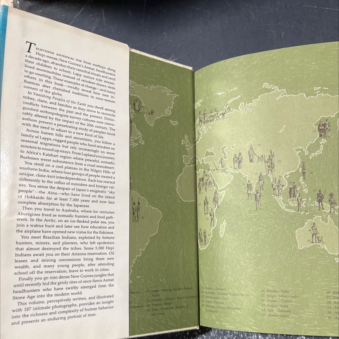 vanishing peoples of the earth book, by unknown, 1968 Hardcover image 4