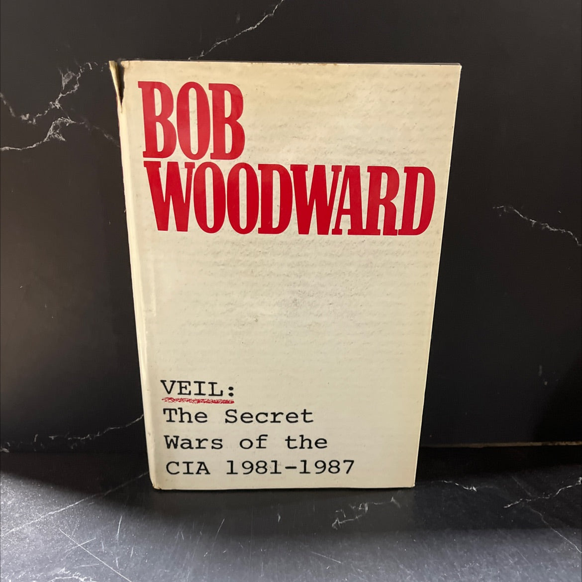 veil: the secret wars of the cia book, by bob woodward, 1987 Hardcover image 1