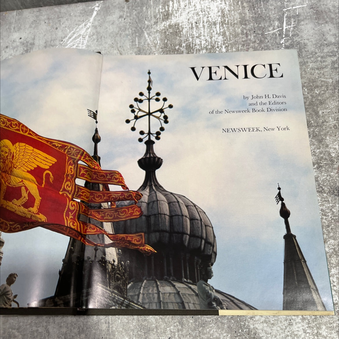 venice book, by john h. davis and the editors of the newsweek book division, 1979 Hardcover image 2