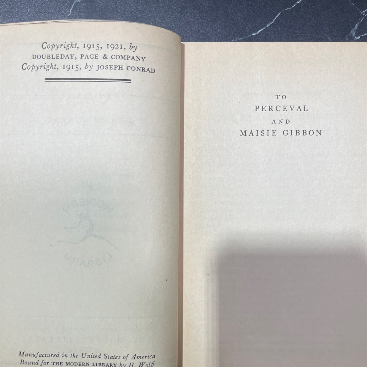 victory book, by joseph conrad, 1921 Hardcover image 3