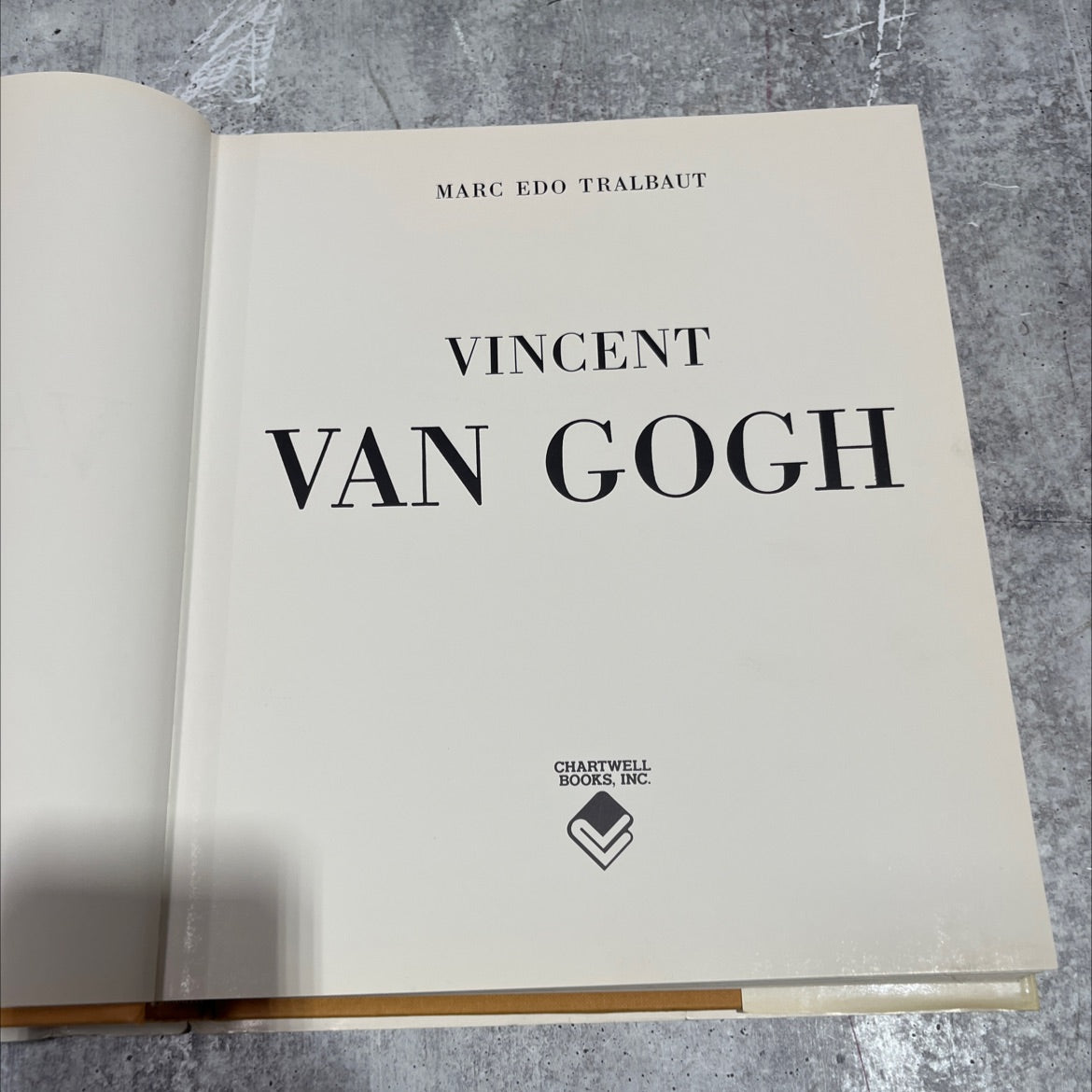 vincent van gogh book, by marc edo tralbout, 1969 Hardcover image 2