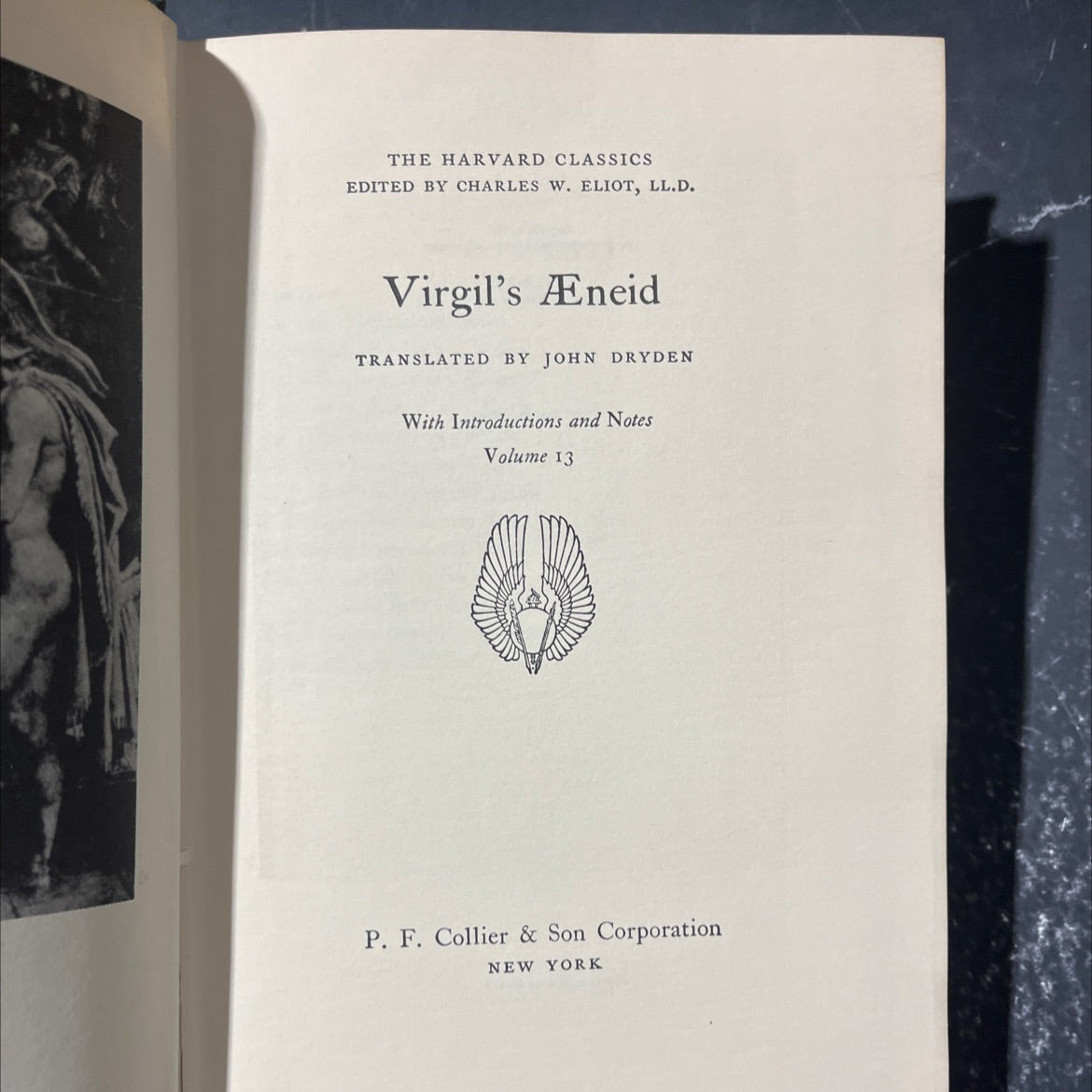 virgil's æneid book, by virgil, 1937 Leather image 2