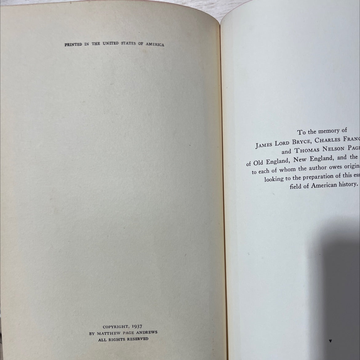 virginia the old dominion book, by matthew page andrews, 1949 Hardcover, Antique image 3