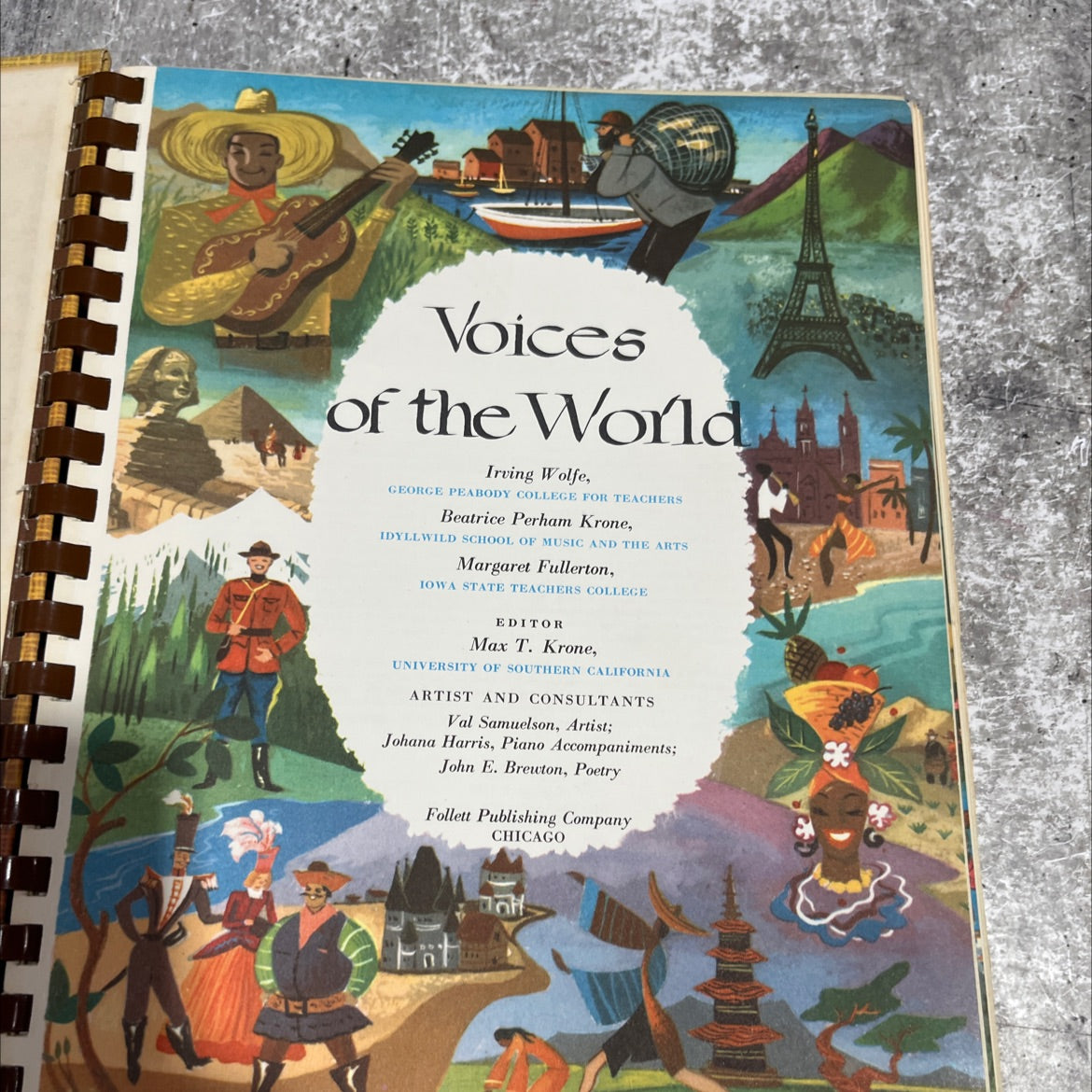 voices of the world book, by irving wolfe, 1960 Hardcover image 2