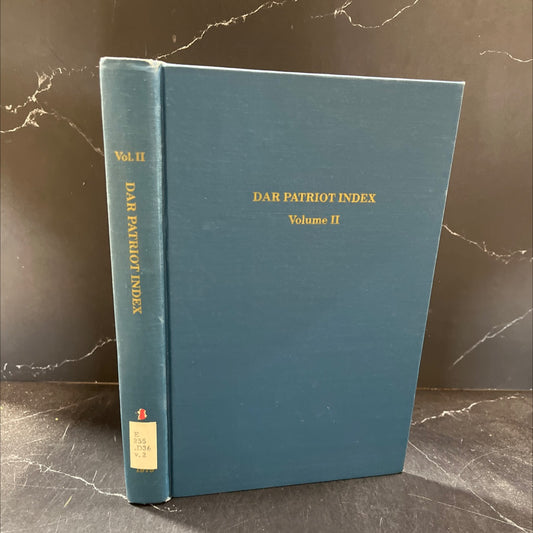 volume ii dar patriot index daughters american of the revolution book, by mrs. george Upham baylies, 1980 Hardcover image 1