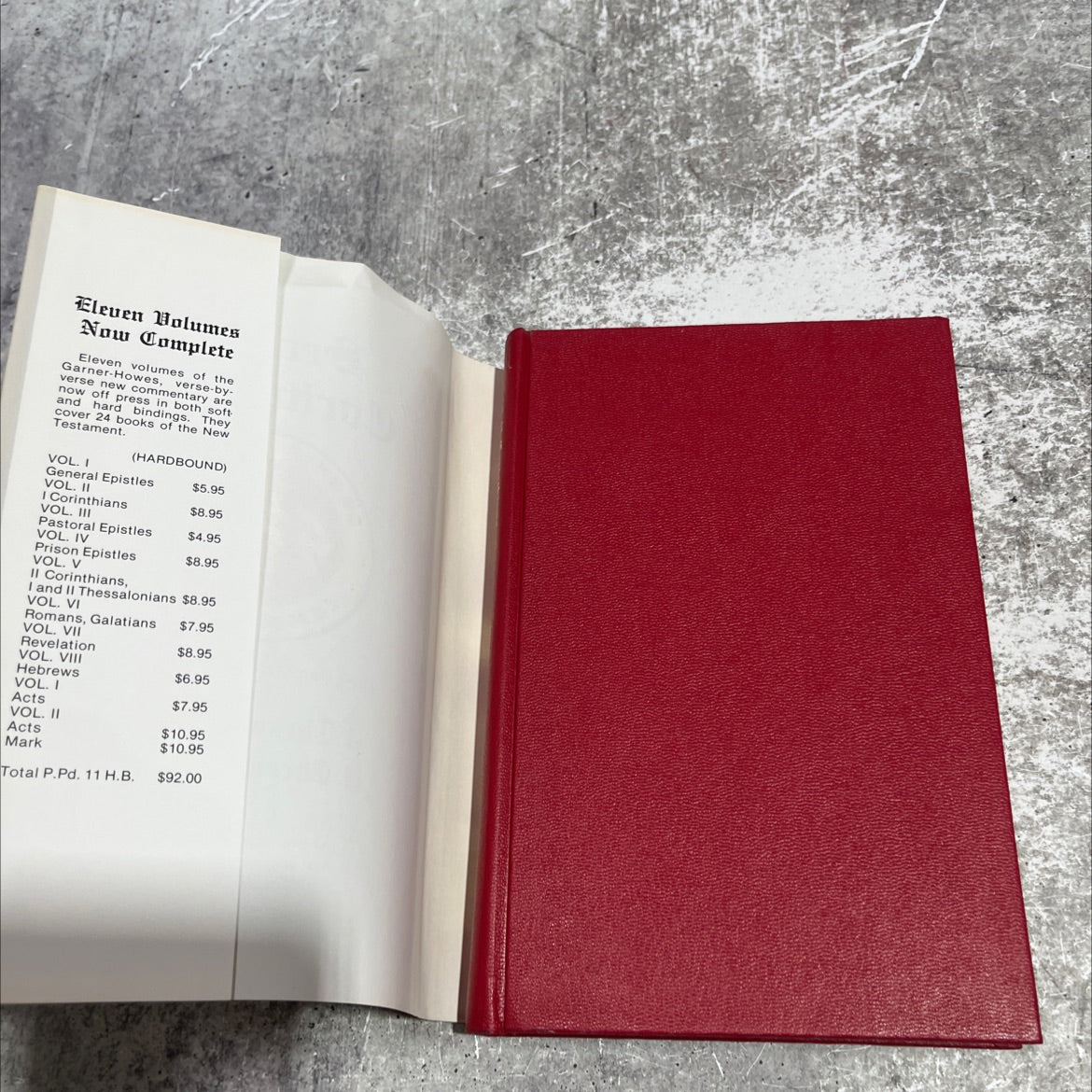 volume v 11 corinthians 1 thessalonians 11 thessalonians book, by dr. albert garner, 1978 Hardcover image 4