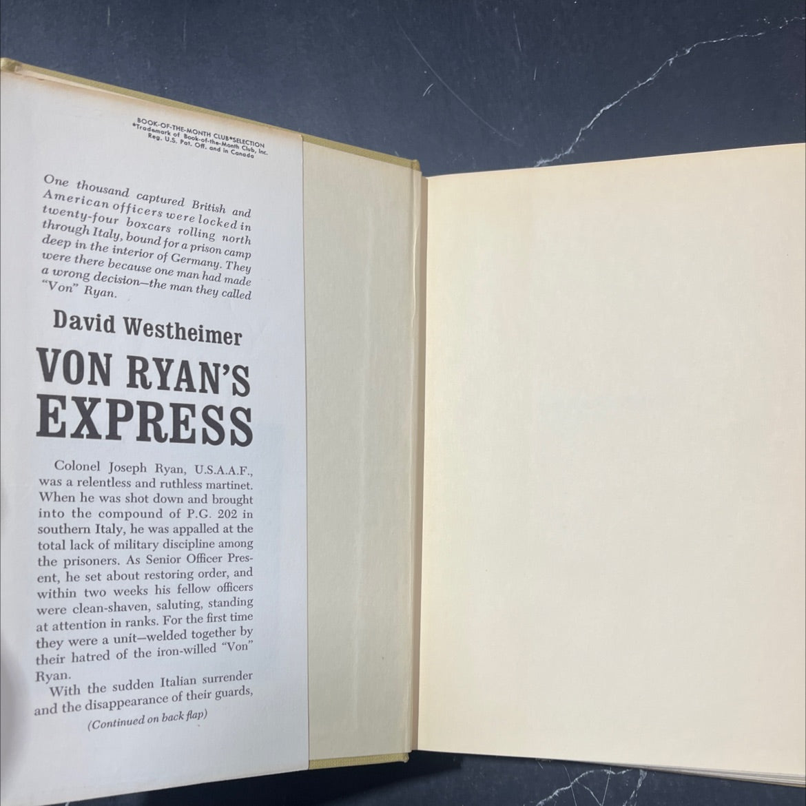 von ryan's express book, by David Westheimer, 1964 Hardcover image 4
