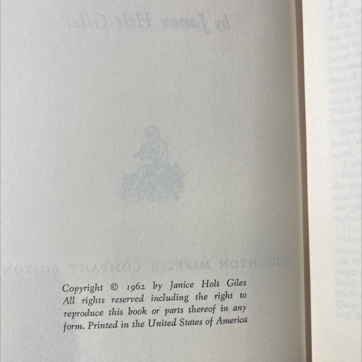 voyage to santa fe book, by Janice Holt Giles, 1962 Hardcover image 3