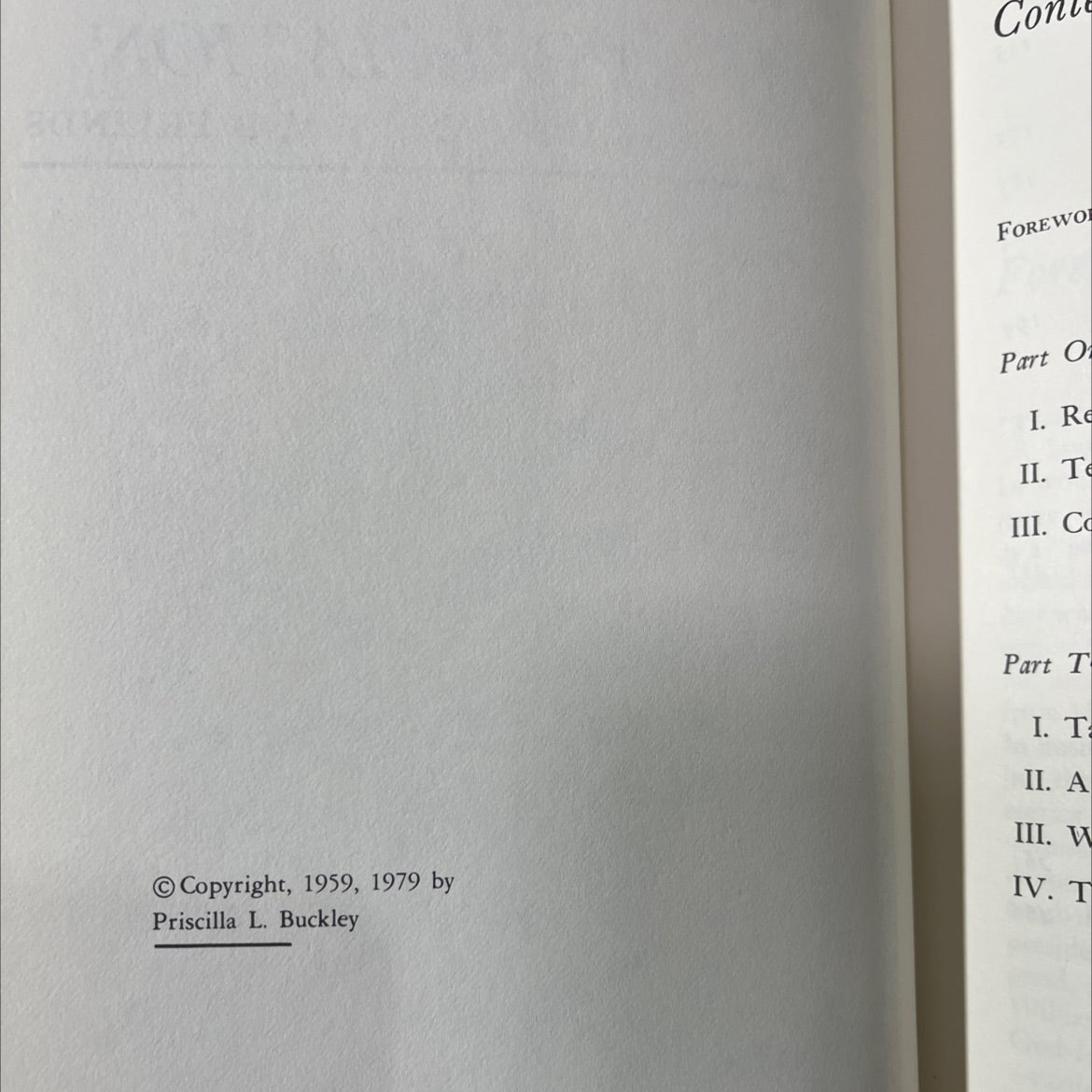 w.f.b.- an appreciation by his family and friends book, by priscilla l. buckley and william f. buckley, jr., 1979 image 3