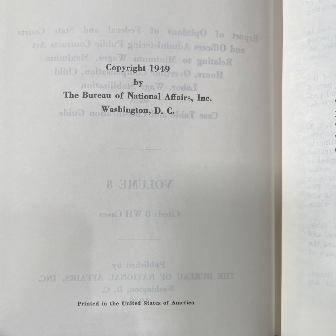 wage and hour cases report of opinions of federal and state courts and officers administering public contracts act image 3