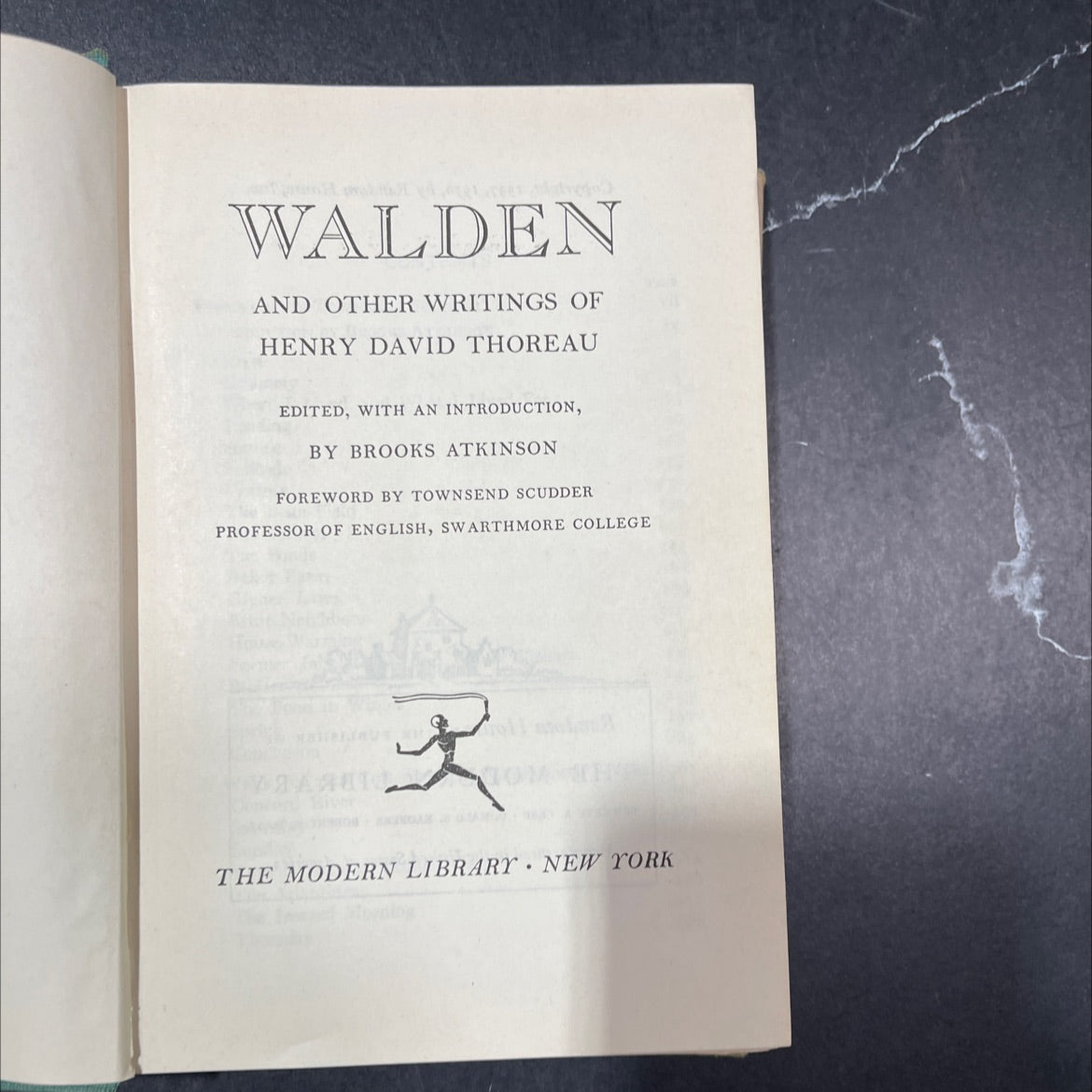 walden and other writings of henry david thoreau book, by henry david thoreau, 1950 Hardcover image 2