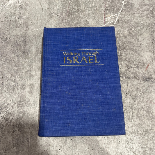walking through israel book, by Daniel Gavron, 1980 Hardcover image 1