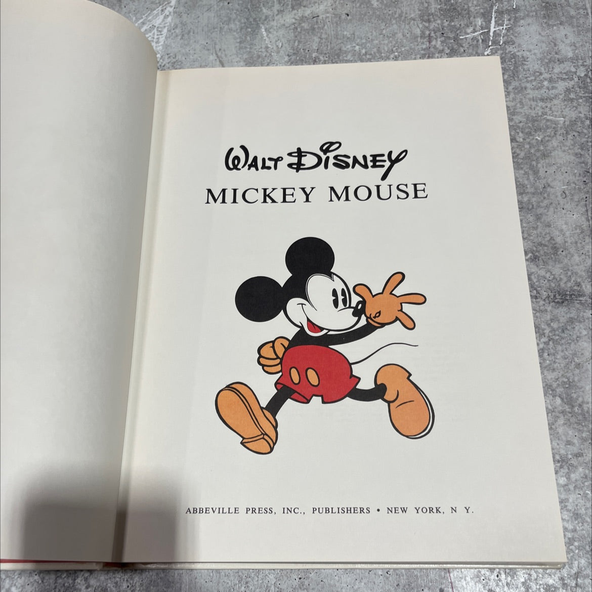 walt disney mickey mouse book, by walt disney productions, 1978 Hardcover image 2