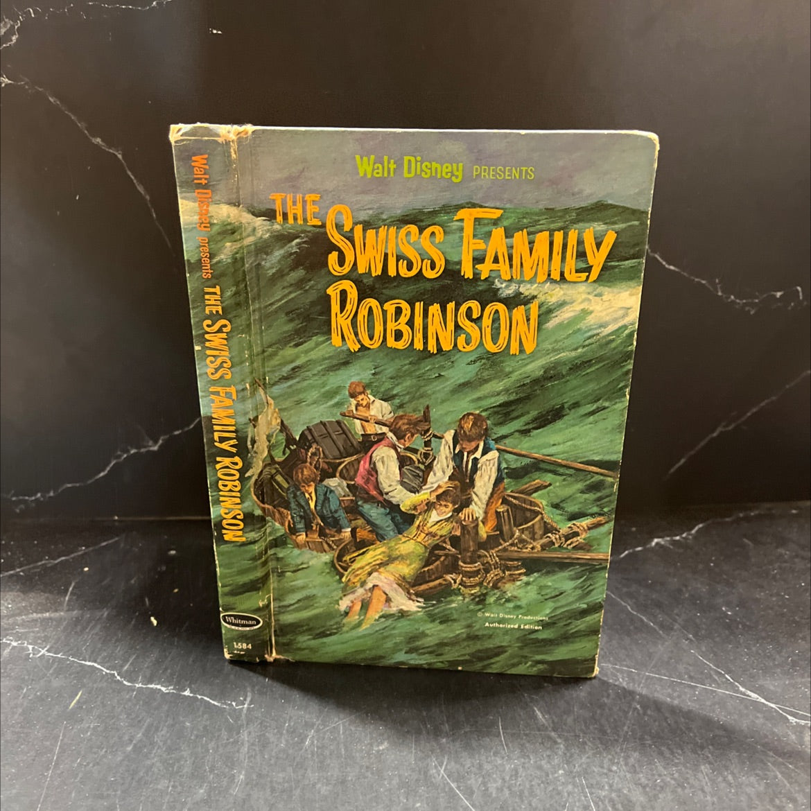 walt disney presents the swiss family robinson book, by steve frazee, 1969 Hardcover image 1