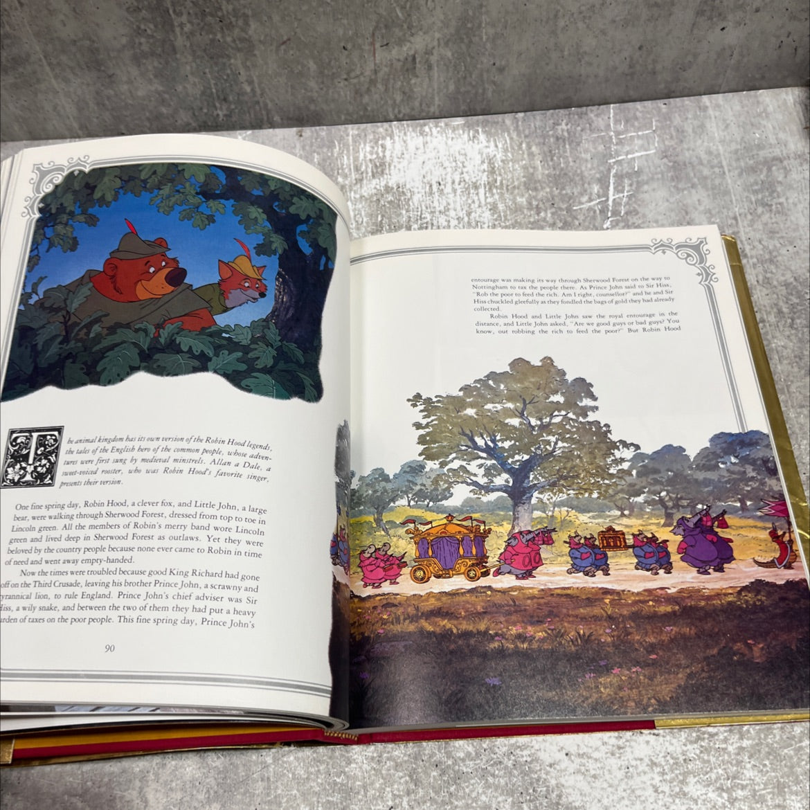 walt disney's treasury of children's classics book, by Darlene Geis, 1978 Hardcover image 4