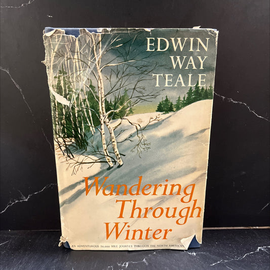 wandering through winter book, by edwin way teale, 1965 Hardcover image 1