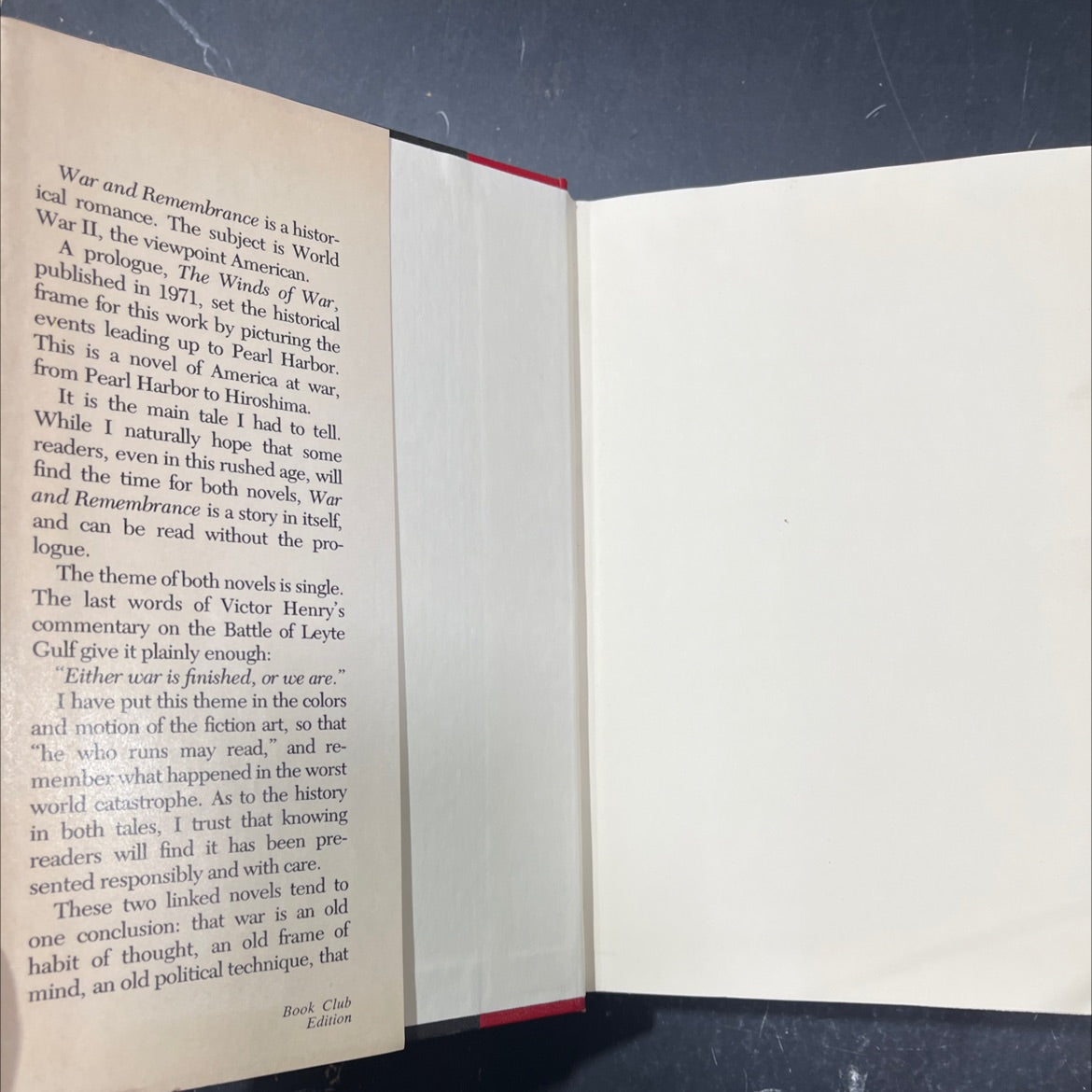war and remembrance book, by herman wouk, 1978 Hardcover image 4