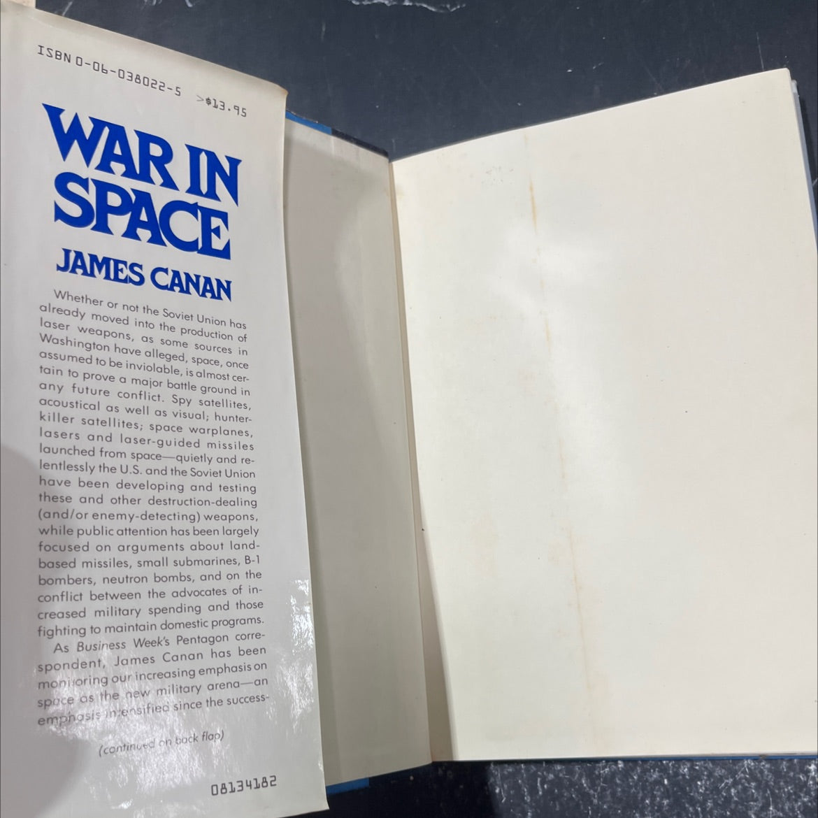 war in space book, by James W. Canan, 1982 Hardcover image 4