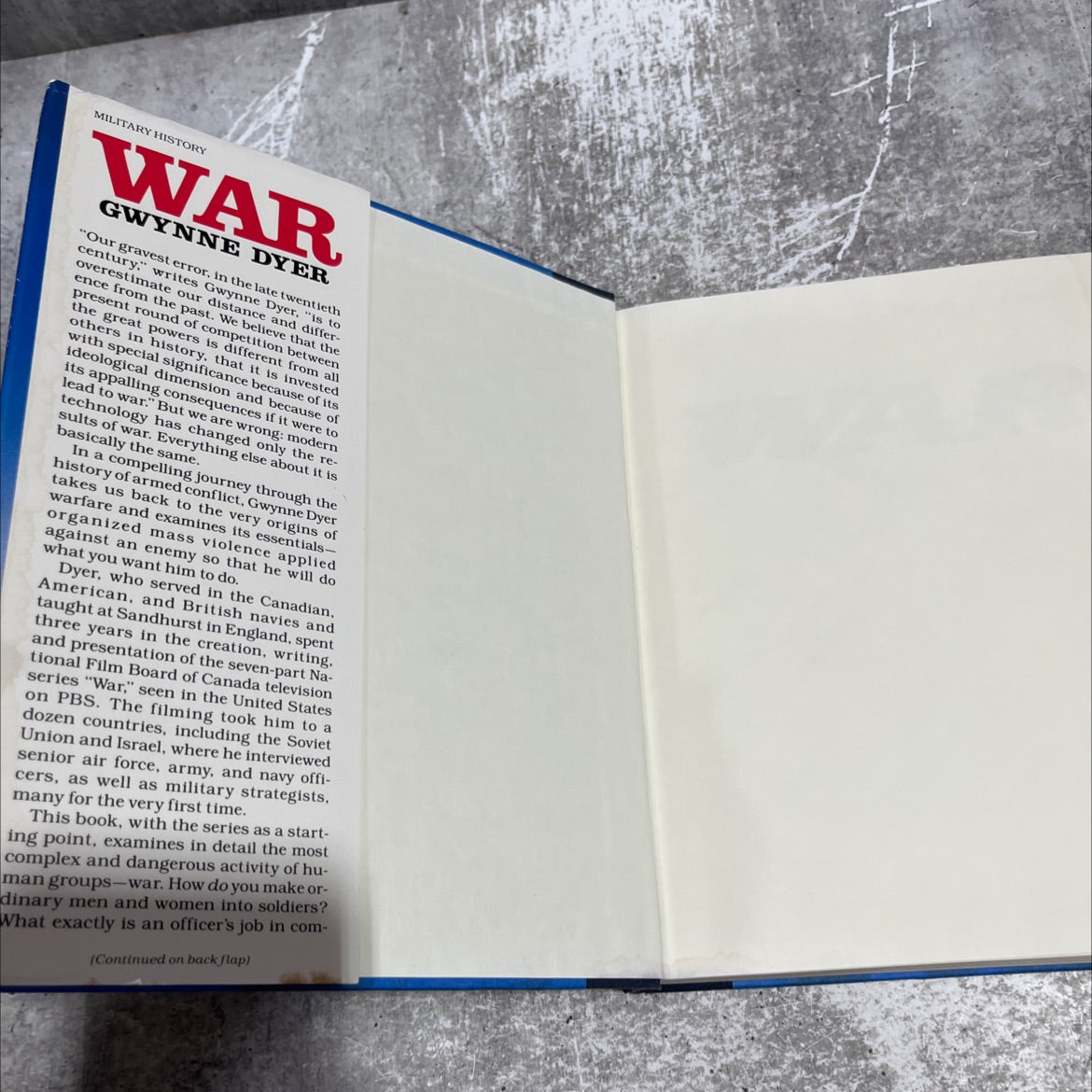 war-past, present, and future book, by Gwynne Dyer, 1985 Hardcover image 4