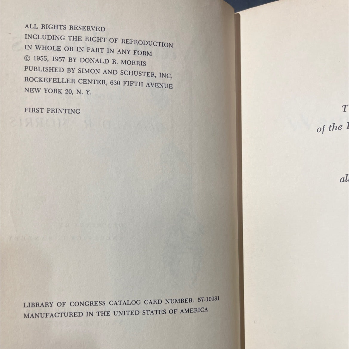 warm bodies book, by donald r. morris, 1957 Hardcover image 3