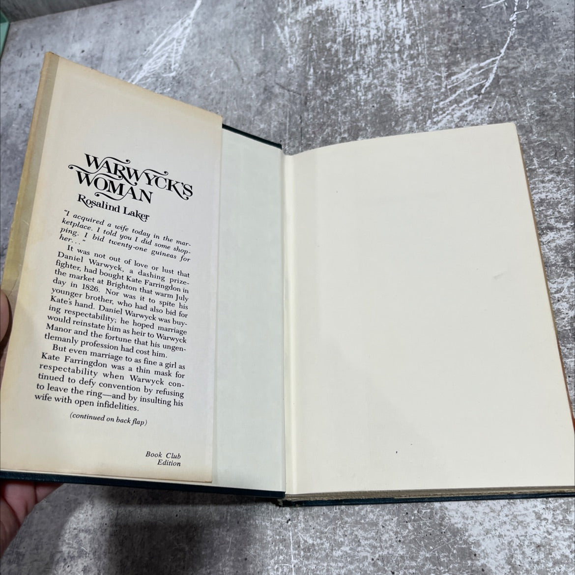 warwyck's woman book, by barbara øvstedal, 1978 Hardcover image 4