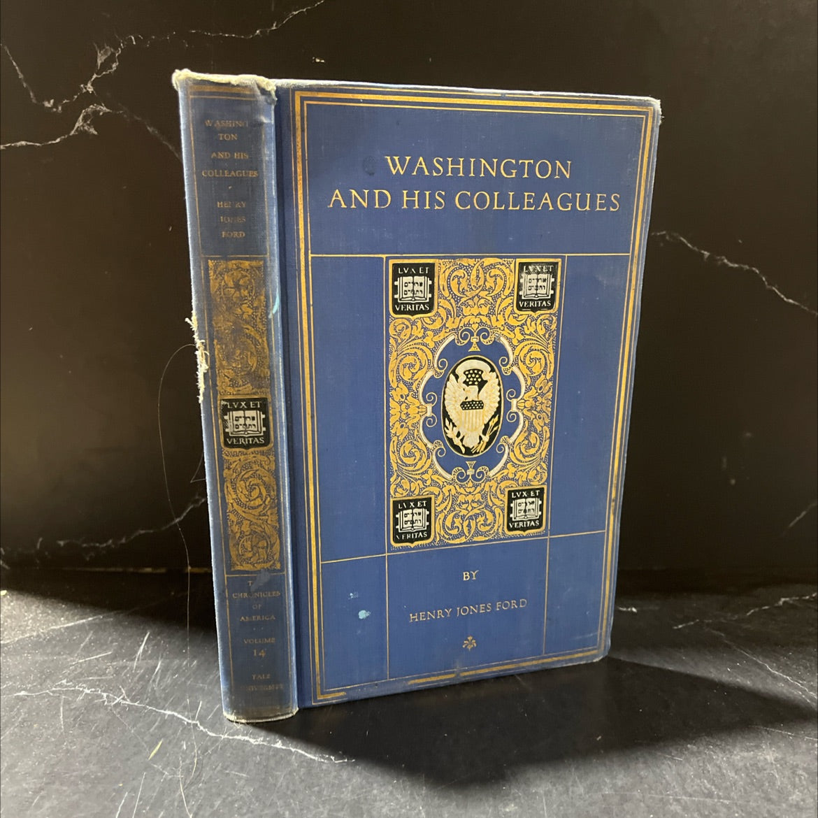 washington and his colleagues a chronicle of the rise and fall of federalism book, by henry jones ford, 1918 Hardcover image 1